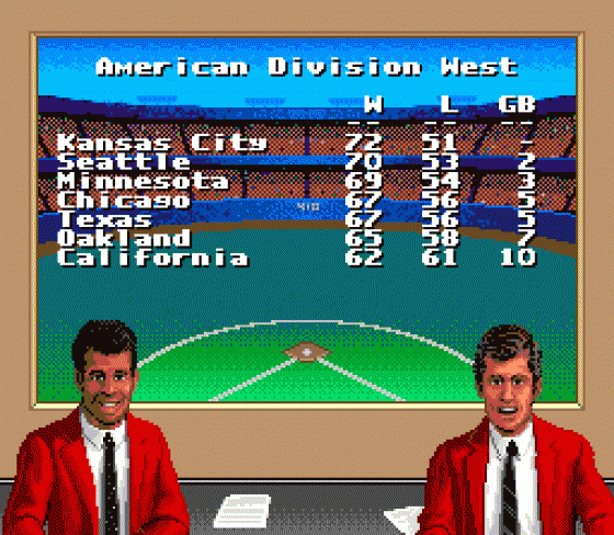 Roger Clemens' MVP Baseball Screenshot 14 (Sega Genesis)