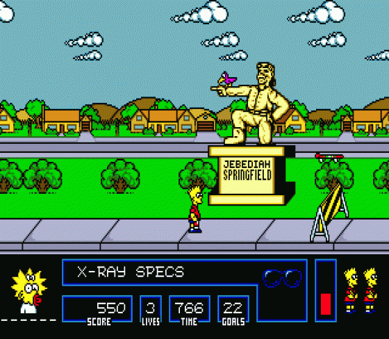 The Simpsons: Bart Vs. The Space Mutants Screenshot 6 (Sega Genesis)