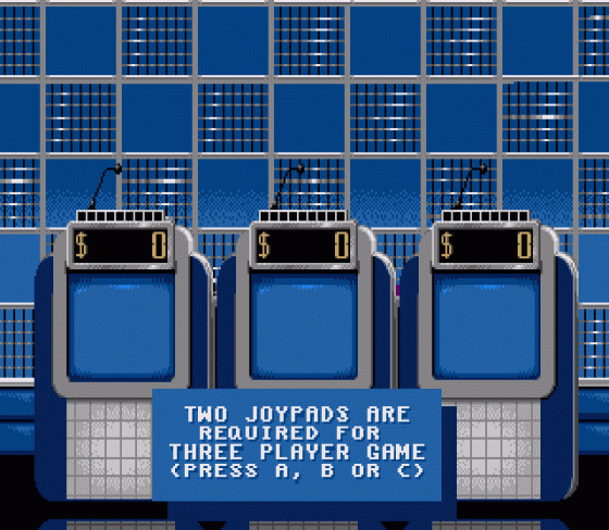 Jeopardy! Deluxe Edition Screenshot 10 (Sega Genesis)