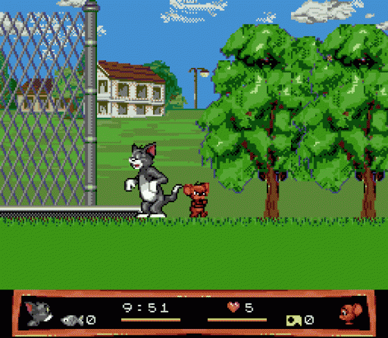 Tom & Jerry: Frantic Antics! Screenshot 6 (Sega Genesis)