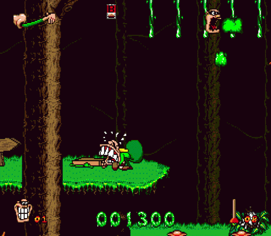 Boogerman: A Pick And Flick Adventure Screenshot 7 (Sega Genesis)