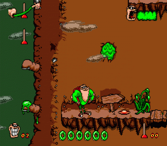 Boogerman: A Pick And Flick Adventure Screenshot 16 (Sega Genesis)