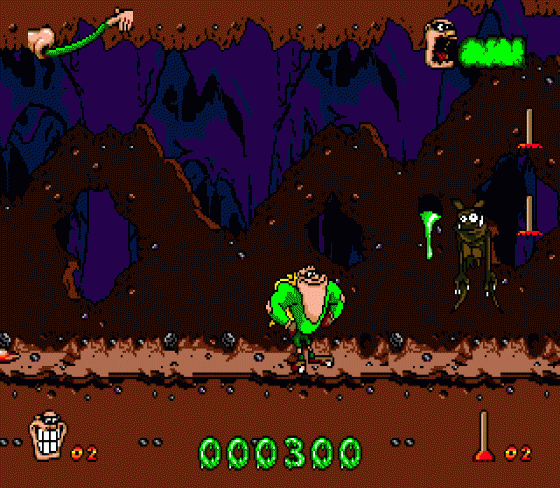 Boogerman: A Pick And Flick Adventure Screenshot 17 (Sega Genesis)