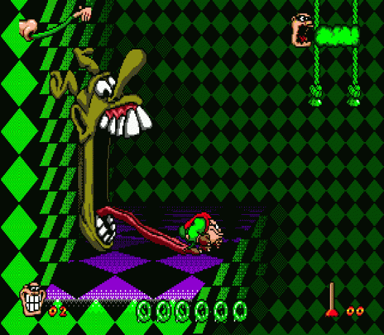 Boogerman: A Pick And Flick Adventure Screenshot 20 (Sega Genesis)