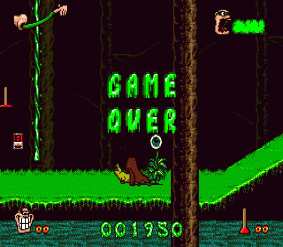 Boogerman: A Pick And Flick Adventure Screenshot 24 (Sega Genesis)