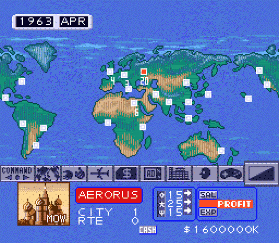 Aerobiz Screenshot 16 (Sega Genesis)