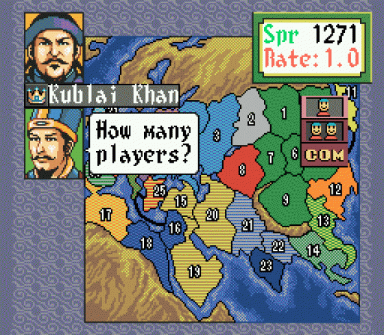 Genghis Khan II: Clan Of The Gray Wolf Screenshot 13 (Sega Genesis)