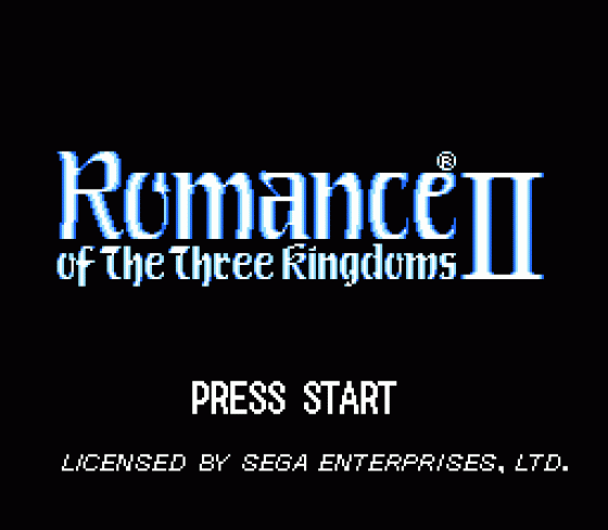 Romance Of The Three Kingdoms II