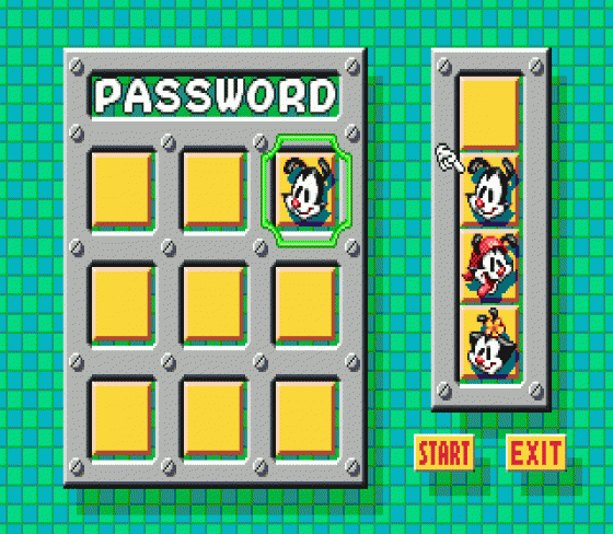 Animaniacs Screenshot 9 (Sega Genesis)