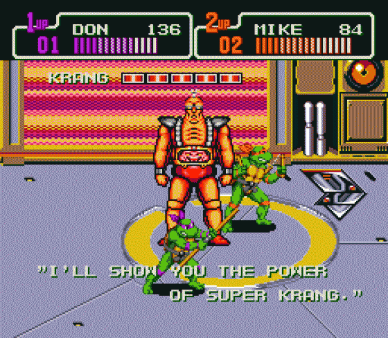 Teenage Mutant Ninja Turtles: The Hyper Stone Heist Screenshot 26 (Sega Genesis)