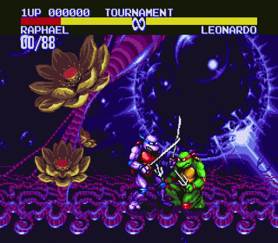 Teenage Mutant Ninja Turtles: Tournament Fighters Screenshot 5 (Sega Genesis)