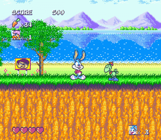 Tiny Toon Adventures: Buster's Hidden Treasure Screenshot 5 (Sega Genesis)