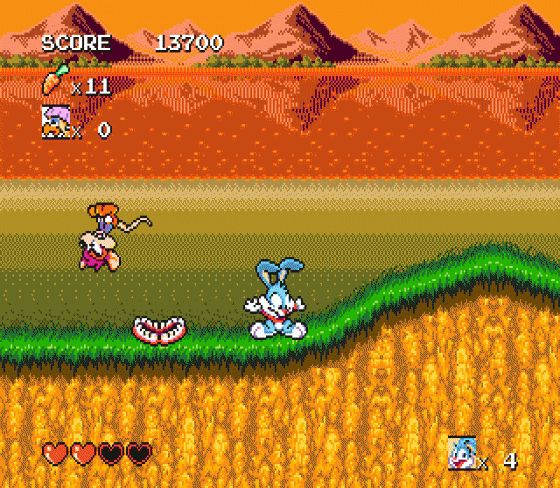 Tiny Toon Adventures: Buster's Hidden Treasure Screenshot 12 (Sega Genesis)