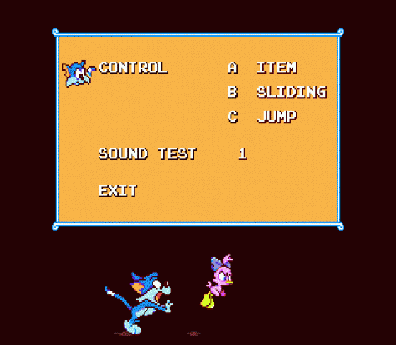 Tiny Toon Adventures: Buster's Hidden Treasure Screenshot 20 (Sega Genesis)