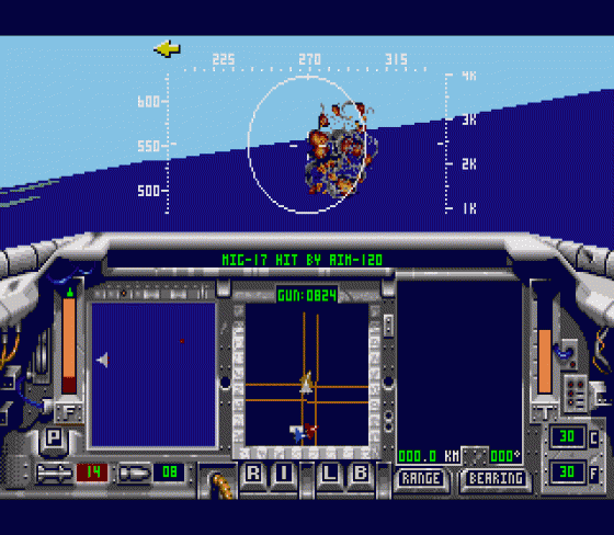 F-15 Strike Eagle II Screenshot 6 (Sega Genesis)