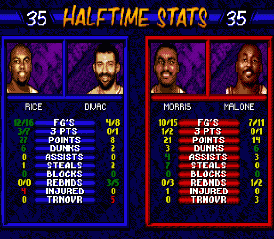 Nba Hang Time Screenshot 8 (Sega Genesis)