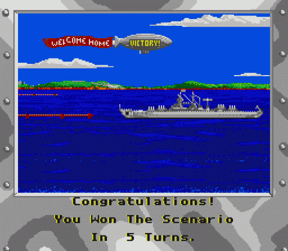 Super Battleship Screenshot 6 (Sega Genesis)