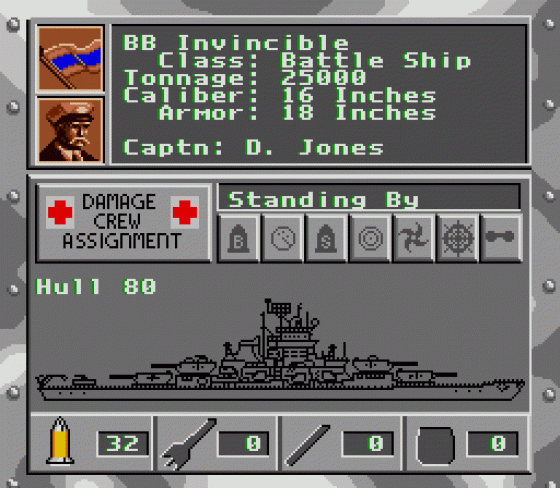 Super Battleship Screenshot 17 (Sega Genesis)