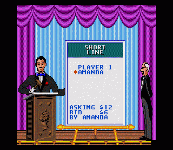 Monopoly Screenshot 7 (Sega Genesis)