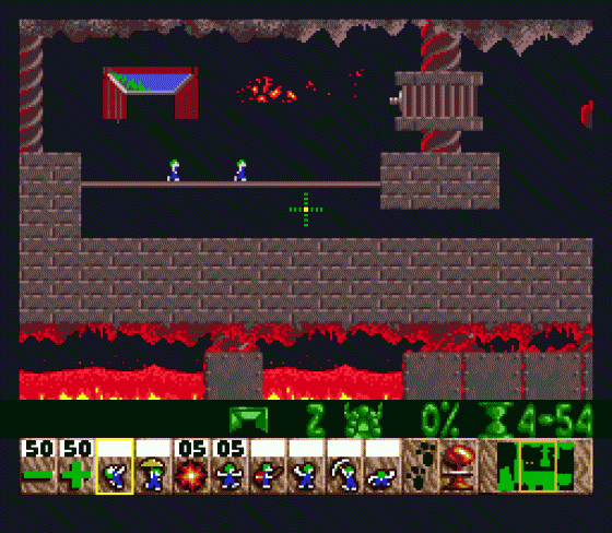 Lemmings Screenshot 5 (Sega Genesis)