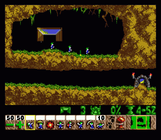 Lemmings Screenshot 21 (Sega Genesis)