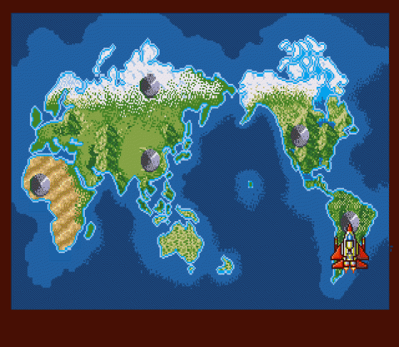 Earth Defense Screenshot 5 (Sega Genesis)