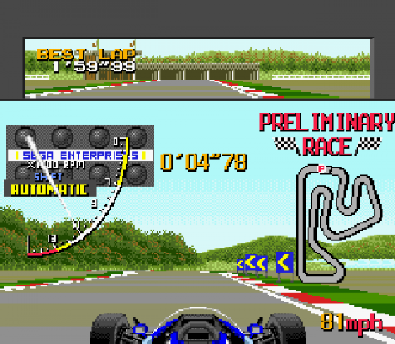 Ayrton Senna's Super Monaco GP II Screenshot 6 (Sega Genesis)