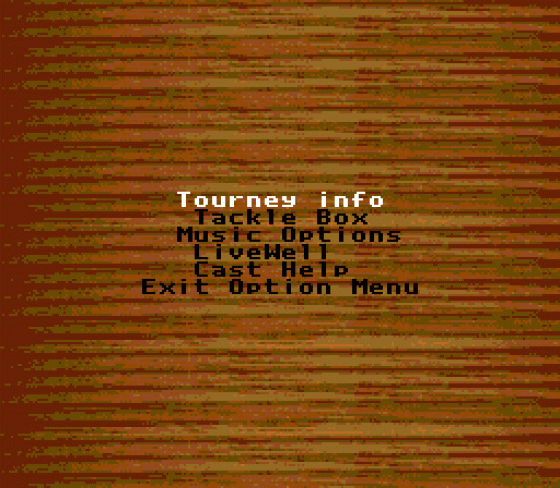 Bass Masters Classic Pro Edition Screenshot 8 (Sega Genesis)