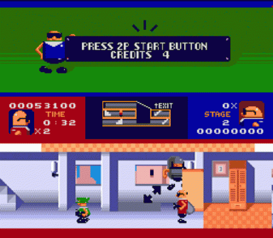 Bonanza Brothers Screenshot 6 (Sega Genesis)