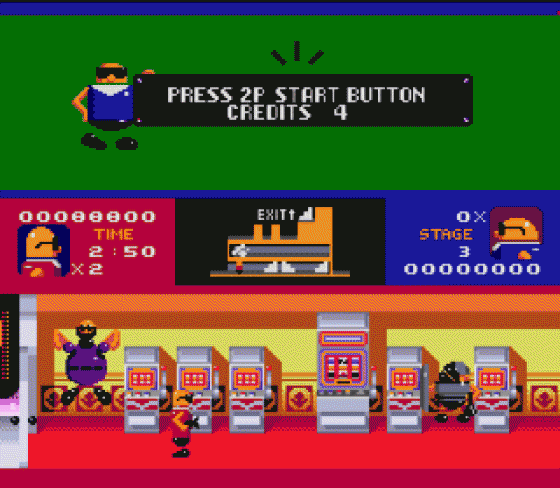 Bonanza Brothers Screenshot 10 (Sega Genesis)