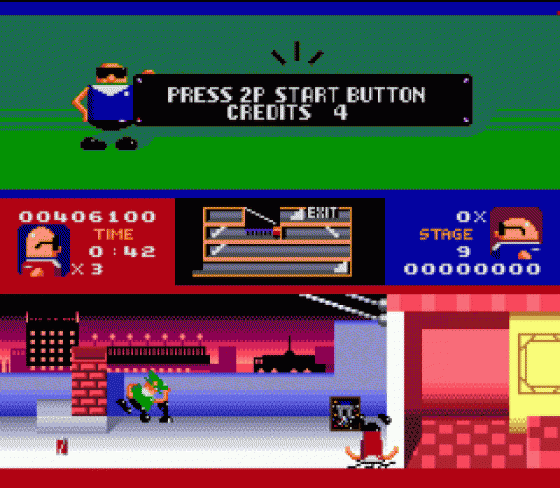 Bonanza Brothers Screenshot 26 (Sega Genesis)