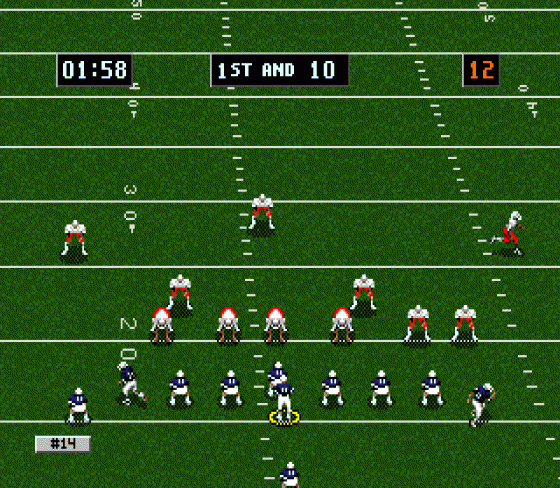 College Football's National Championship II Screenshot 5 (Sega Genesis)