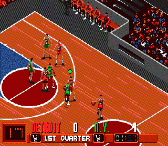 David Robinson's Supreme Court Screenshot 7 (Sega Genesis)