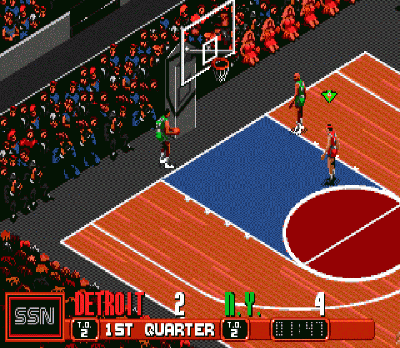 David Robinson's Supreme Court Screenshot 8 (Sega Genesis)