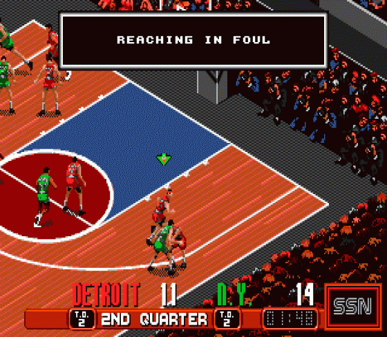 David Robinson's Supreme Court Screenshot 10 (Sega Genesis)