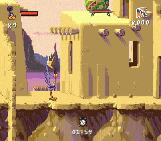 Desert Demolition Starring Road Runner And Wile E. Coyote Screenshot 9 (Sega Genesis)