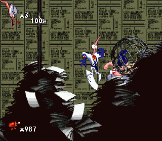 Earthworm Jim 2 Screenshot 14 (Sega Genesis)