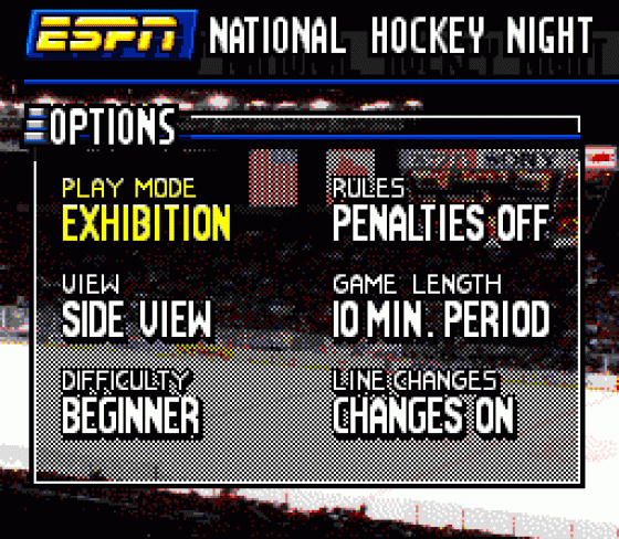 Espn National Hockey Night Screenshot 15 (Sega Genesis)