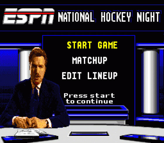 Espn National Hockey Night Screenshot 19 (Sega Genesis)