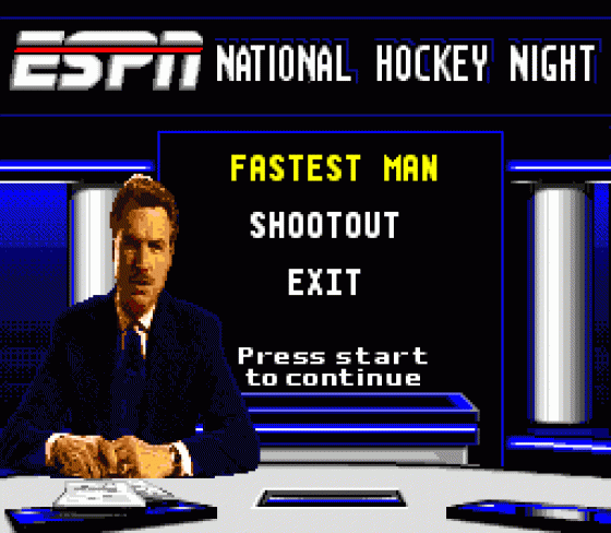 Espn National Hockey Night Screenshot 20 (Sega Genesis)