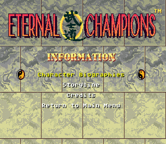 Eternal Champions Screenshot 21 (Sega Genesis)