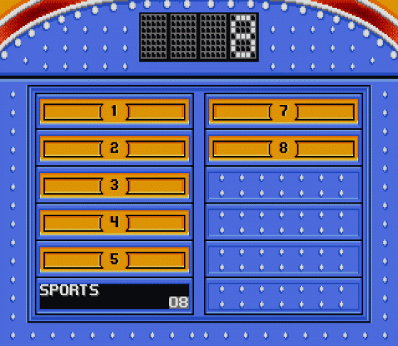 Family Feud Screenshot 5 (Sega Genesis)