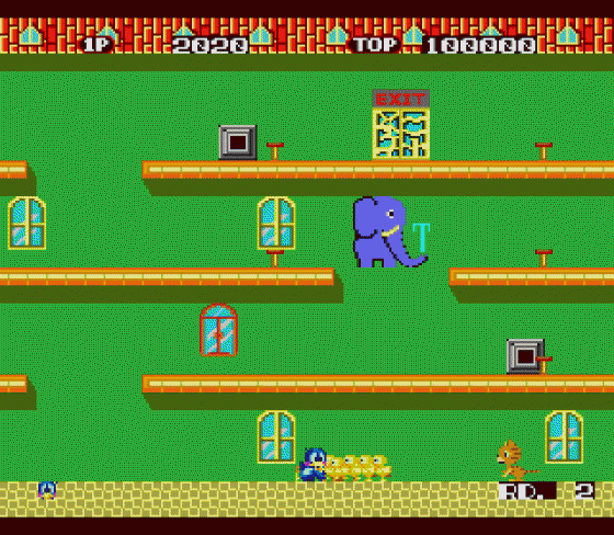 Flicky Screenshot 8 (Sega Genesis)