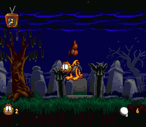 Garfield: Caught In The Act Screenshot 8 (Sega Genesis)