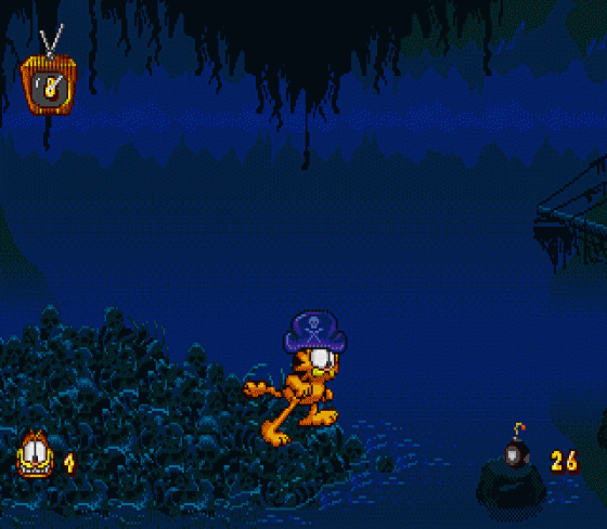 Garfield: Caught In The Act Screenshot 17 (Sega Genesis)