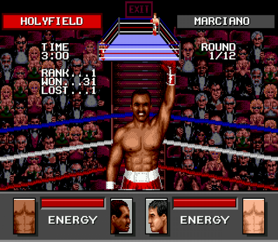 Greatest Heavyweights Screenshot 12 (Sega Genesis)