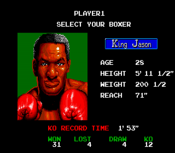 James 'Buster' Douglas Knockout Boxing Screenshot 9 (Sega Genesis)