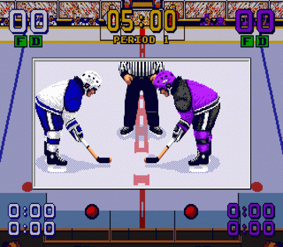 Mario Lemieux Hockey Screenshot 5 (Sega Genesis)