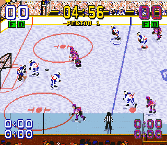 Mario Lemieux Hockey Screenshot 6 (Sega Genesis)