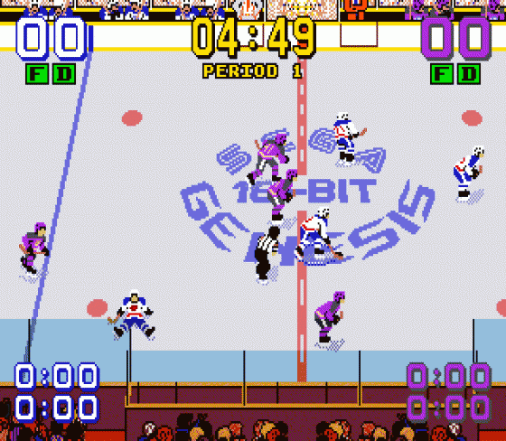 Mario Lemieux Hockey Screenshot 7 (Sega Genesis)